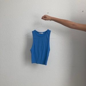 Blue simple tank